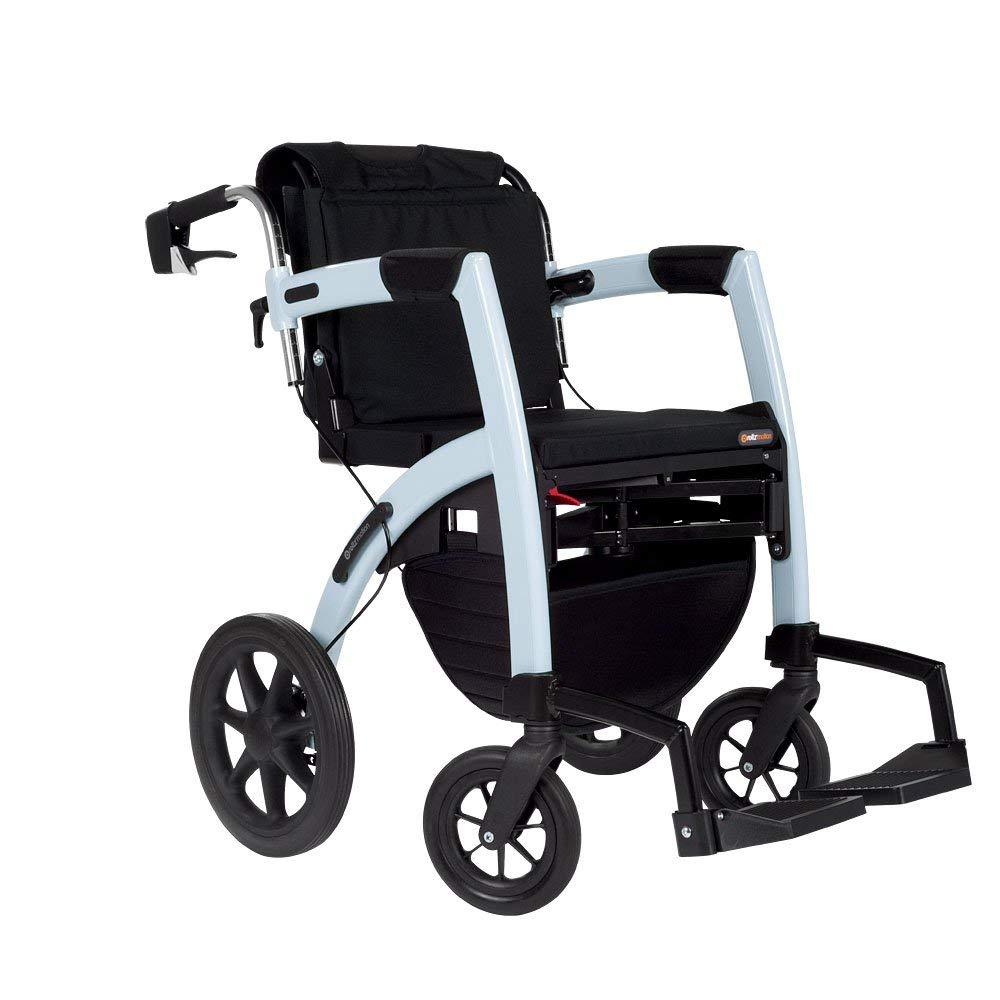 Rollz motion rollator en rolstoel - Ice blue (demo model nieuw in doos)