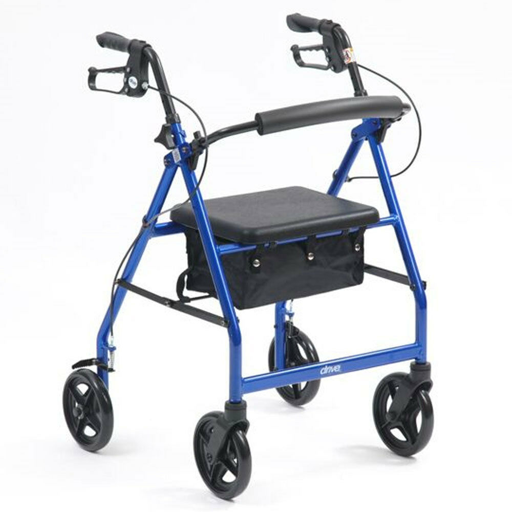 Lichtgewicht aluminium vierwiel rollator Drive - R8BL-59