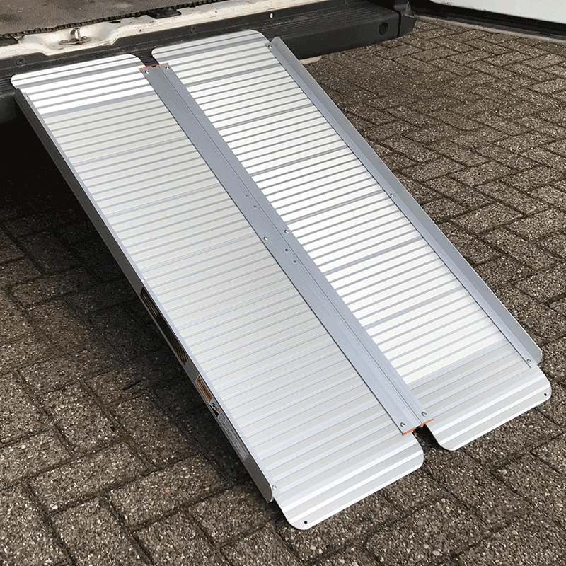 120 cm - Oprijplaat inklapbaar Aluminium – 4ft – draagvermogen 300kg